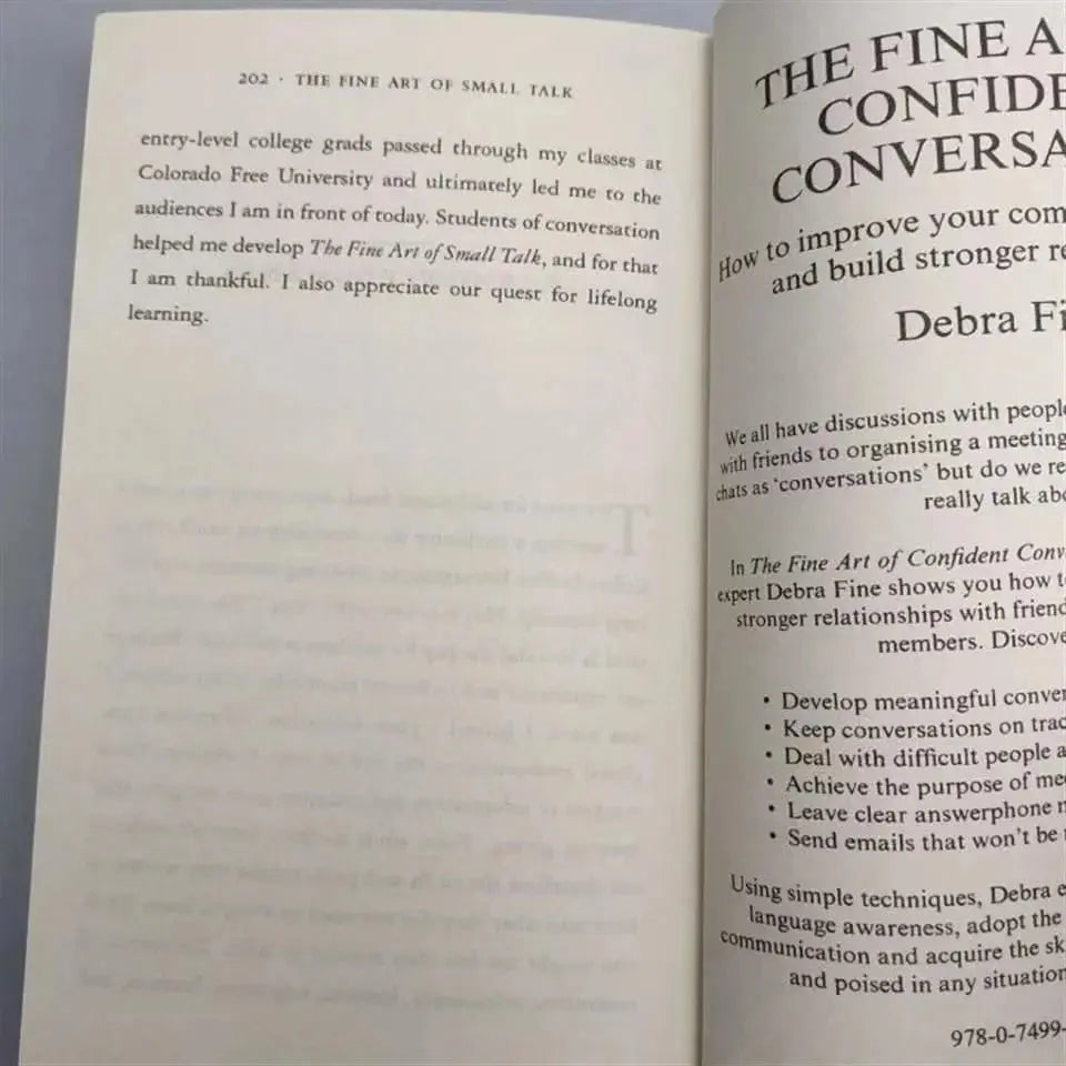 The Fine Art of Small Talk - Paperback - Debra Fine Wealthy Workbooks