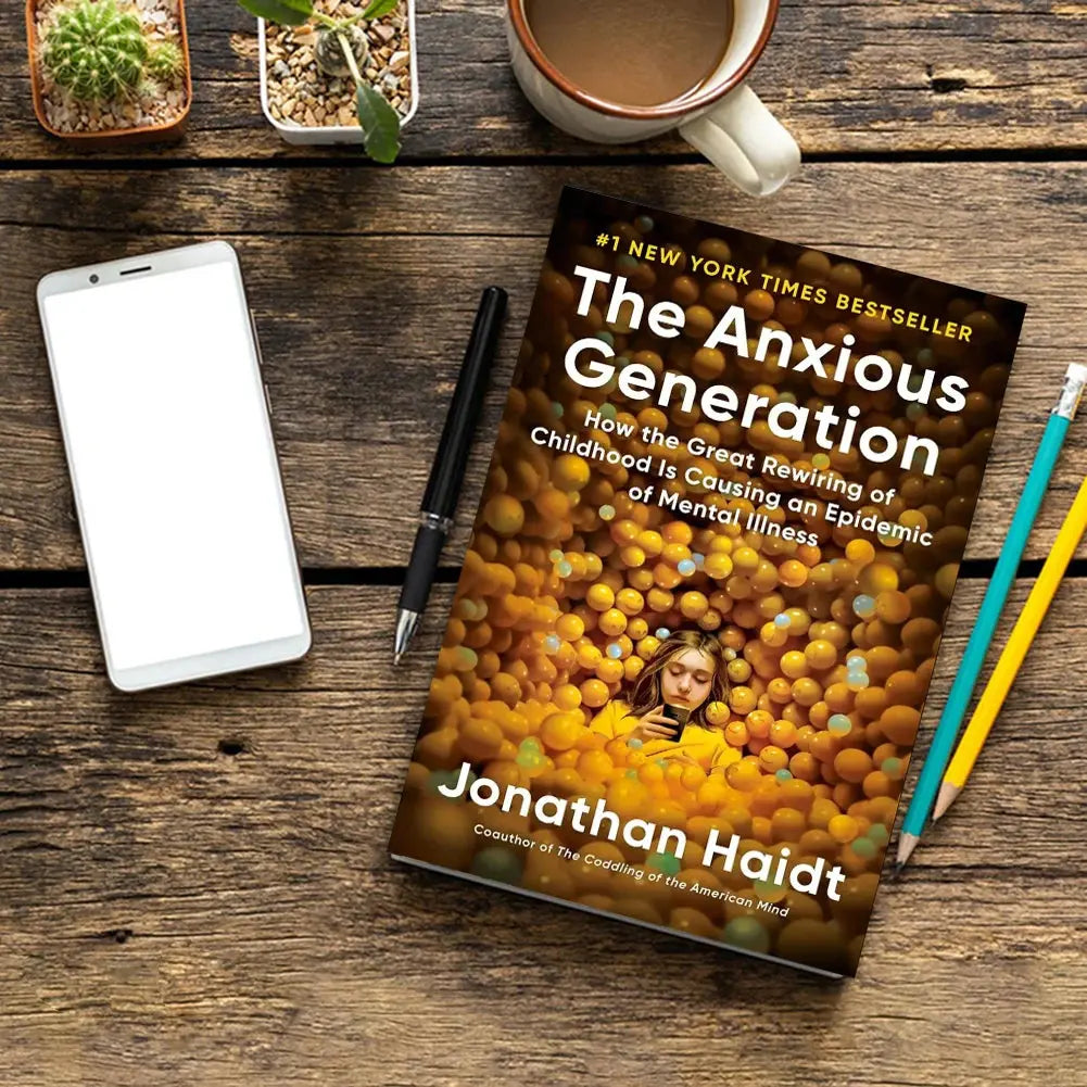 The Anxious Generation - Paperback - Jonathan Haidt Wealthy Workbooks