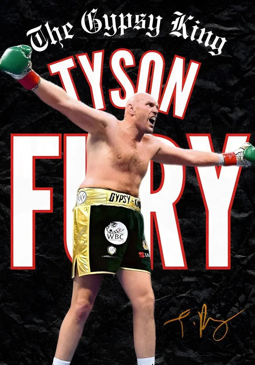 Boxing/MMA Motivational Champion Posters Wealthy Workbooks