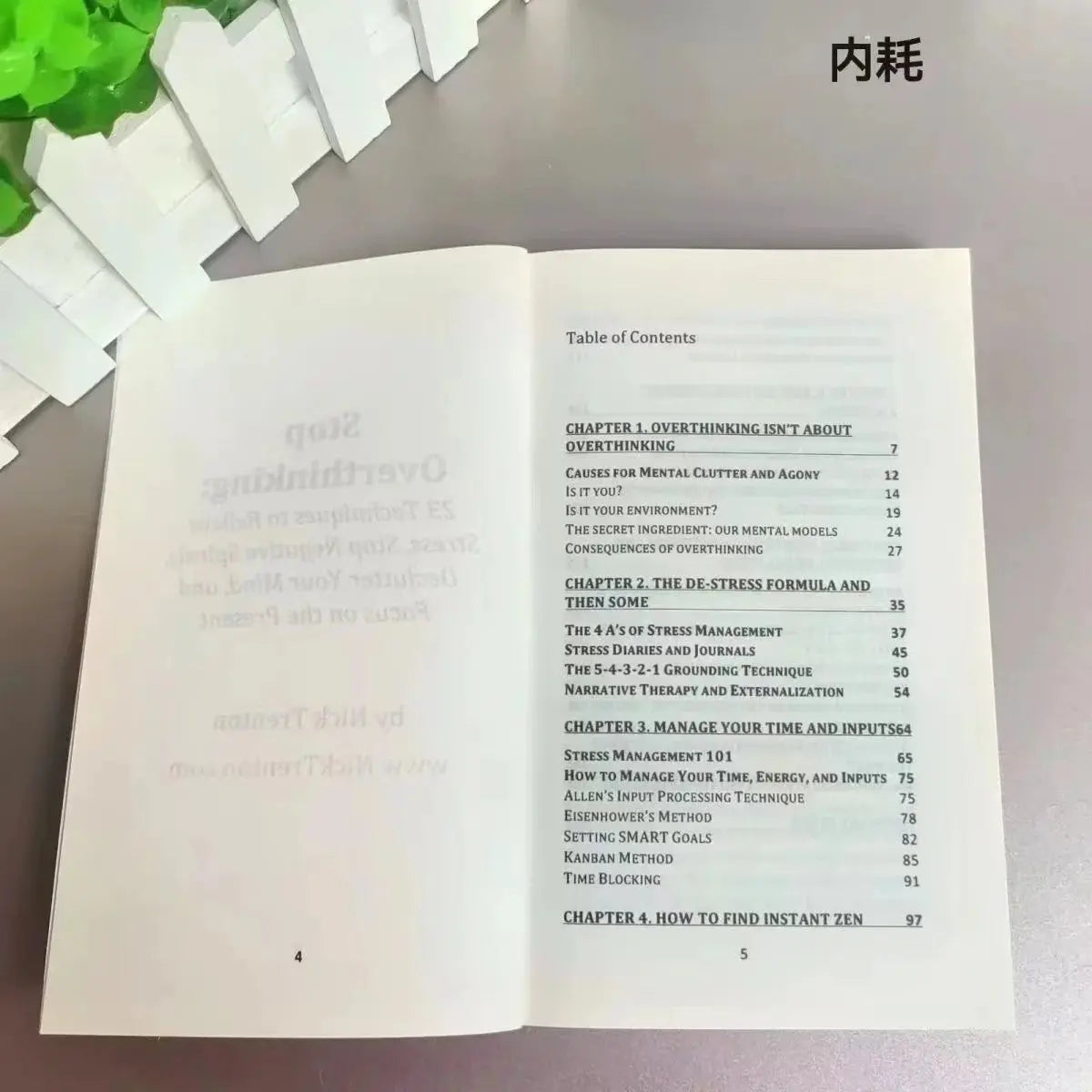 Stop Overthinking - Paperback - Nick Trenton Wealthy Workbooks
