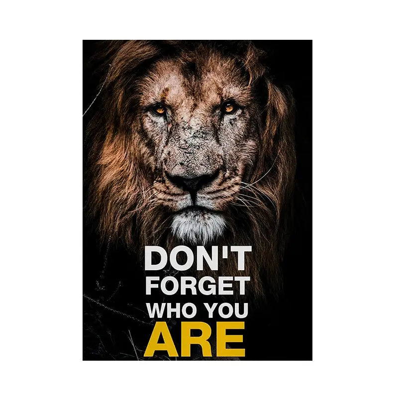 Animal Motivational Quotes Posters Wealthy Workbooks