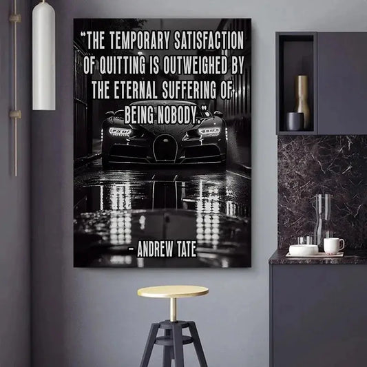 Modern Black Car Motivational Quotes Wealthy Workbooks