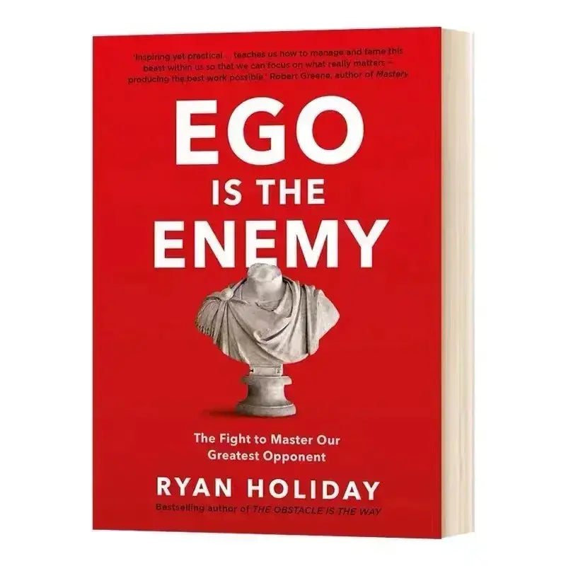 EGO IS THE ENEMY By Ryan Holiday Paperback Novel #1 New York Times Bestseller Book Wealthy Workbooks