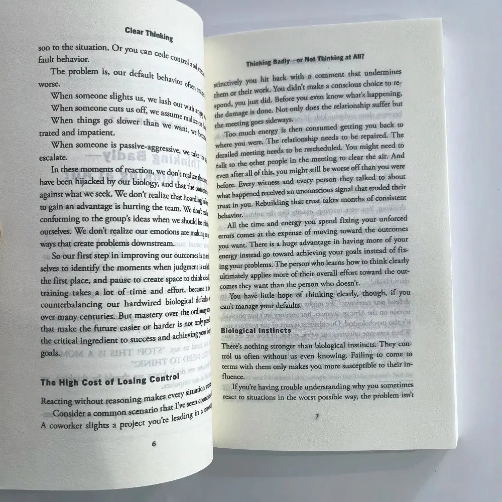 Clear Thinking - Paperback - Shane Parrish Wealthy Workbooks