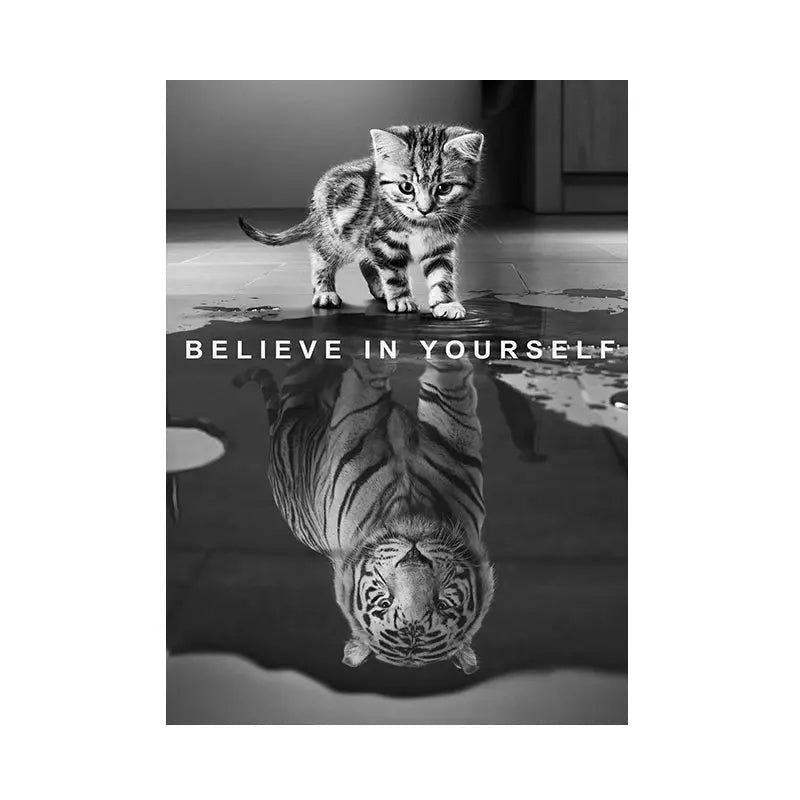 Animal Motivational Quotes Posters Wealthy Workbooks