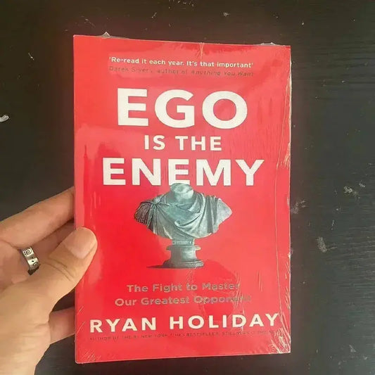 EGO IS THE ENEMY By Ryan Holiday Paperback Novel #1 New York Times Bestseller Book Wealthy Workbooks