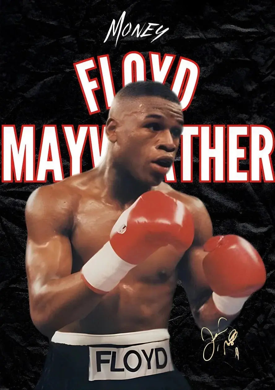Boxing/MMA Motivational Champion Posters Wealthy Workbooks