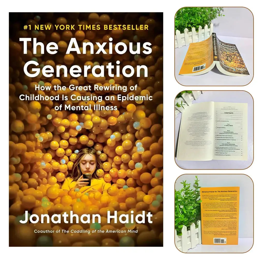 The Anxious Generation - Paperback - Jonathan Haidt Wealthy Workbooks
