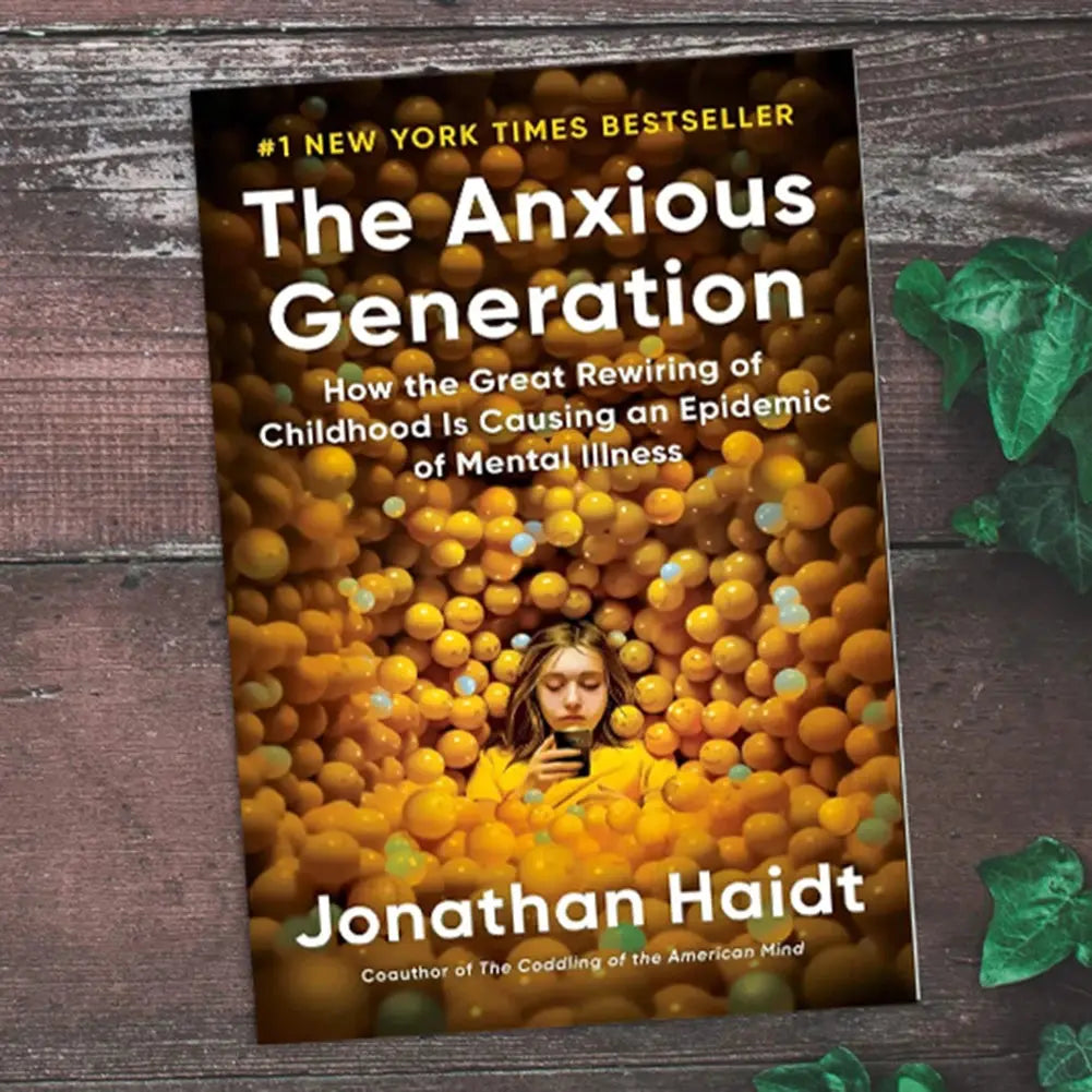 The Anxious Generation - Paperback - Jonathan Haidt Wealthy Workbooks