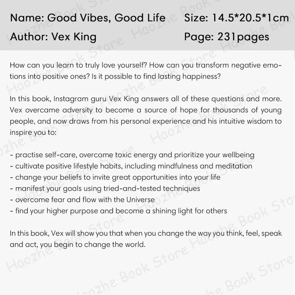 Good Vibes, Good Life - Paperback - Vex King Wealthy Workbooks