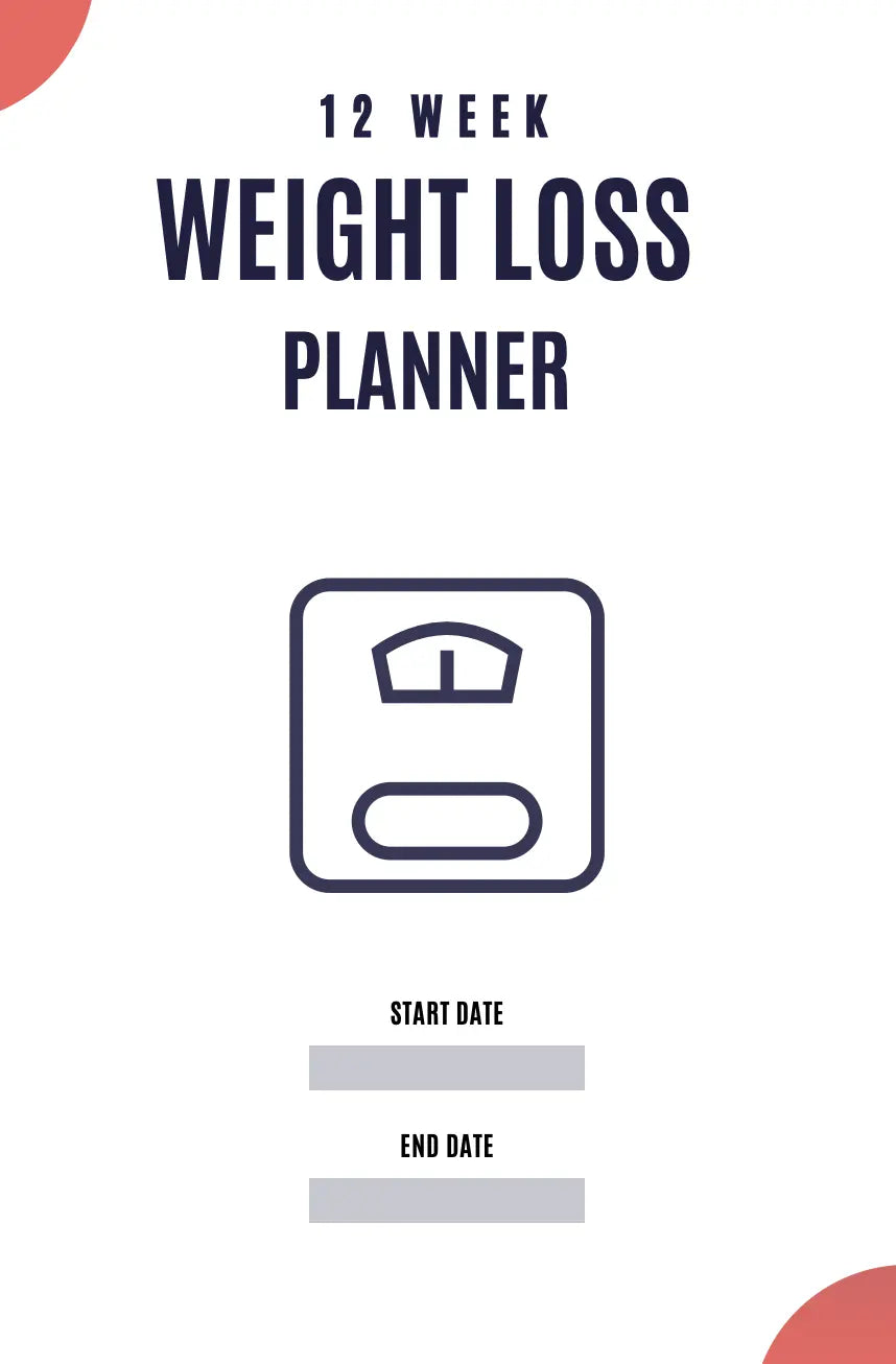 12 Week Weight Loss Planner Wealthy Workbooks