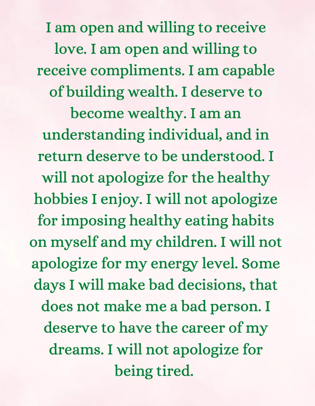 100 Positive Affirmations For Women Wealthy Workbooks