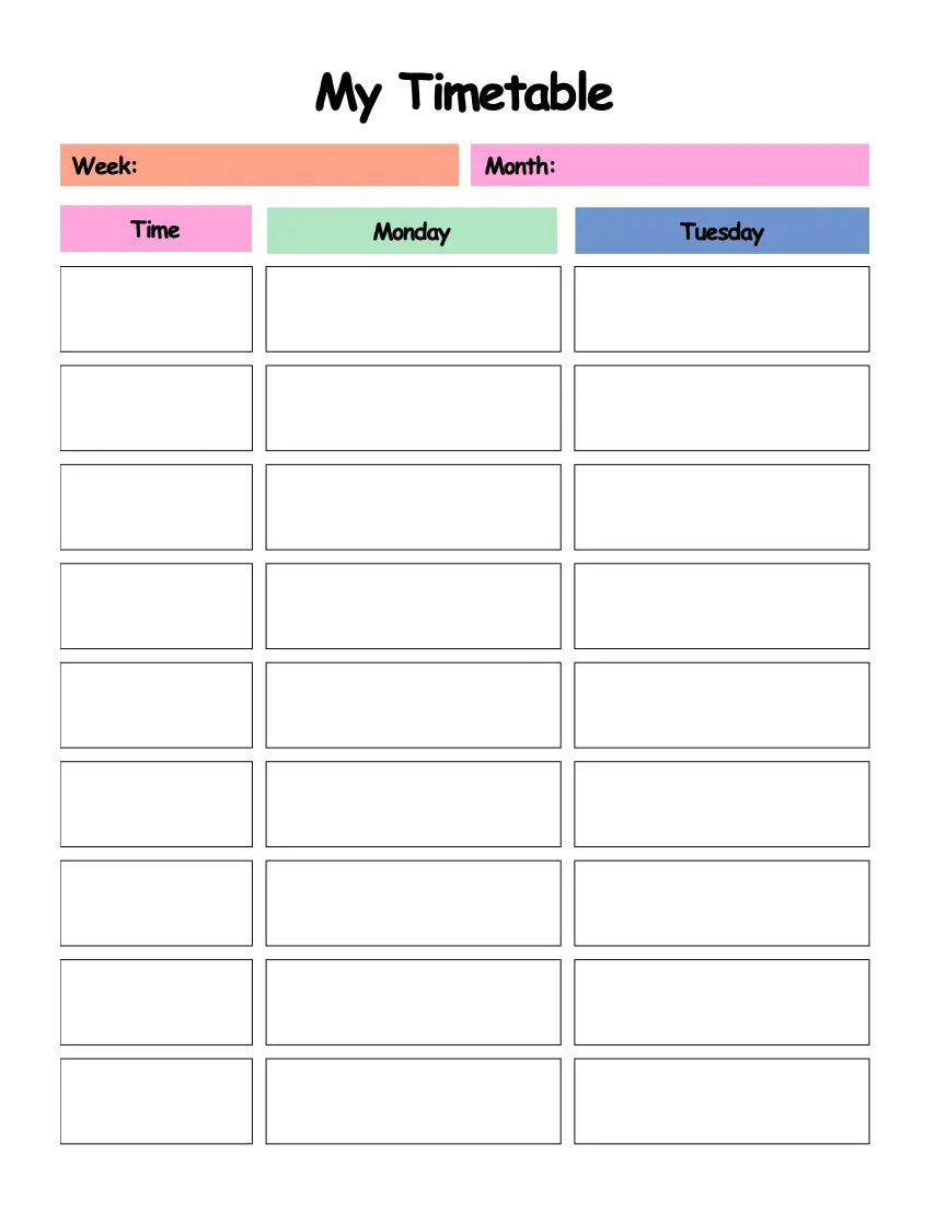 ADHD School Planner Wealthy Workbooks