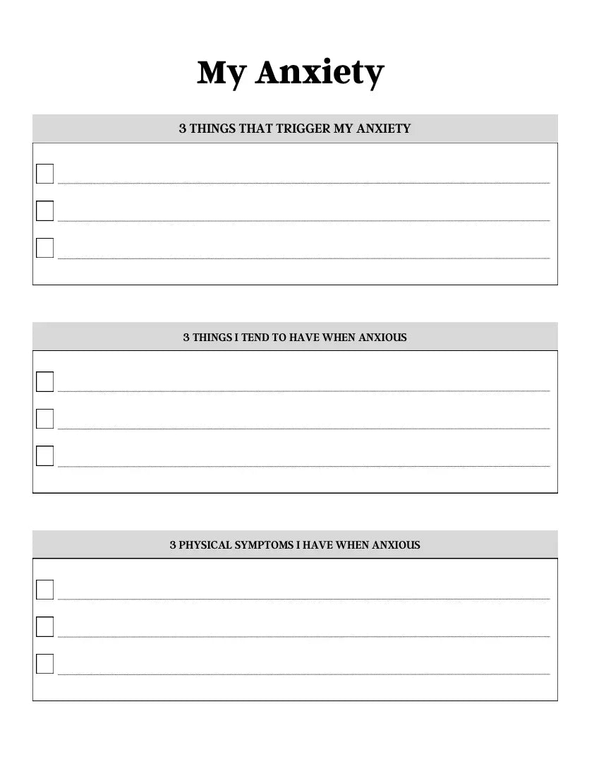 Anxiety Journal -Manage Stress and Find Calm Wealthy Workbooks