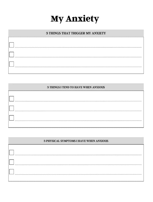 Anxiety Journal -Manage Stress and Find Calm Wealthy Workbooks