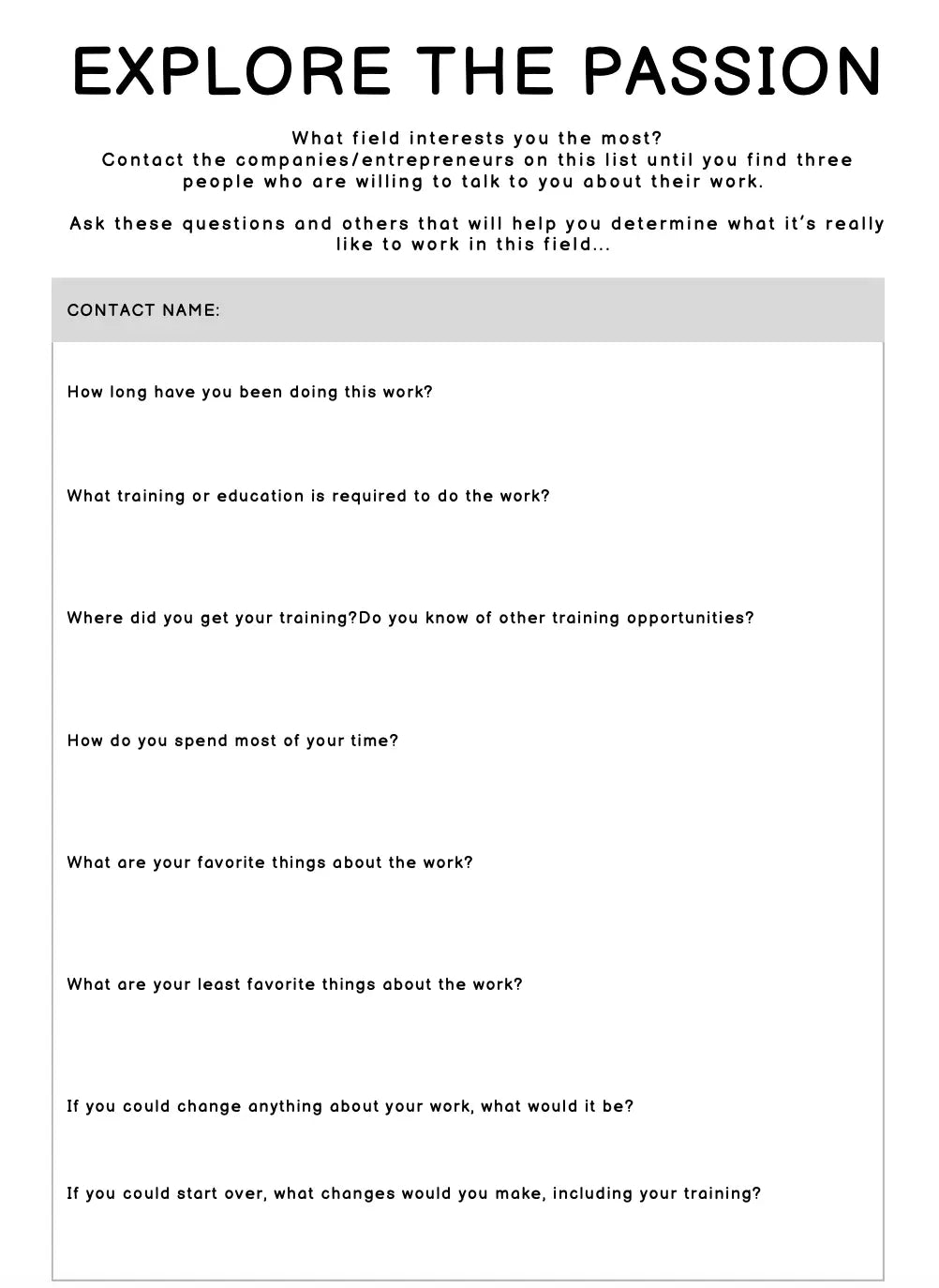 Find Your Passion Planner - Workbook Wealthy Workbooks