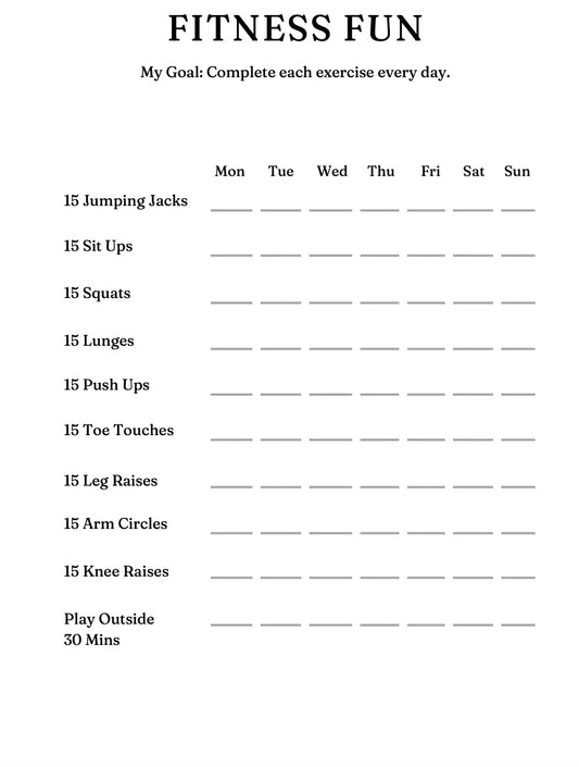 Fitness Planner - Journal to Help Plan A Fitness Routine Wealthy Workbooks