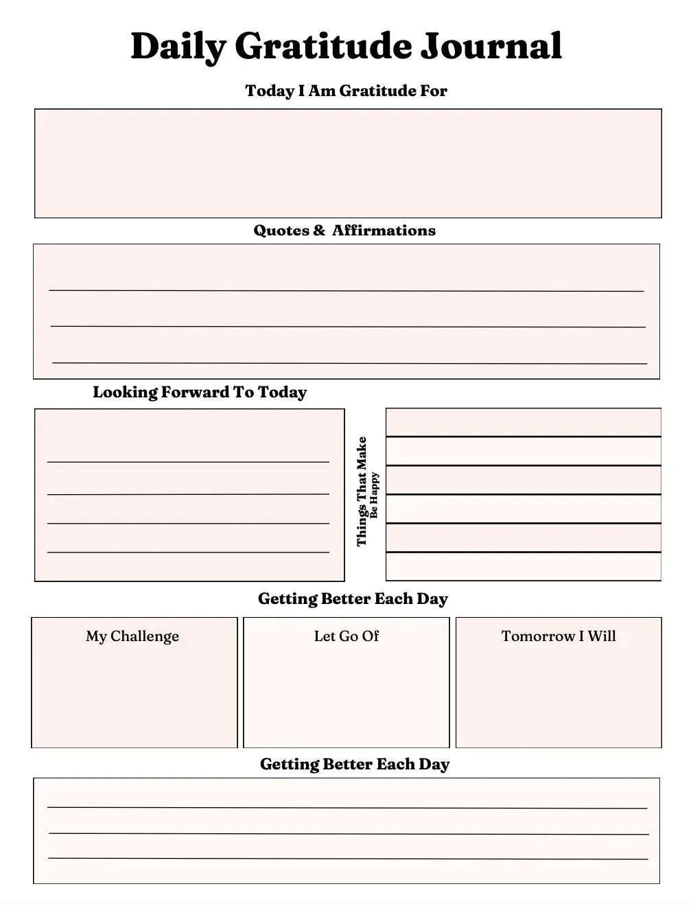 Gratitude Journal - Gratitude Workbook - Log Book Wealthy Workbooks