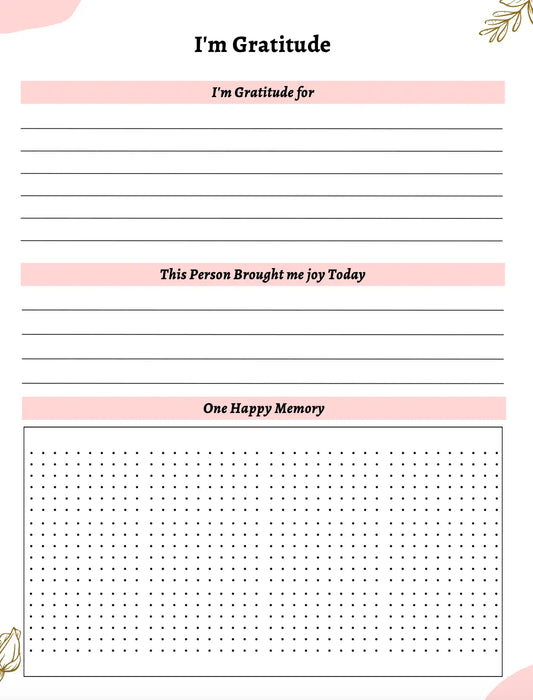 Gratitude Journal With Prompts Wealthy Workbooks