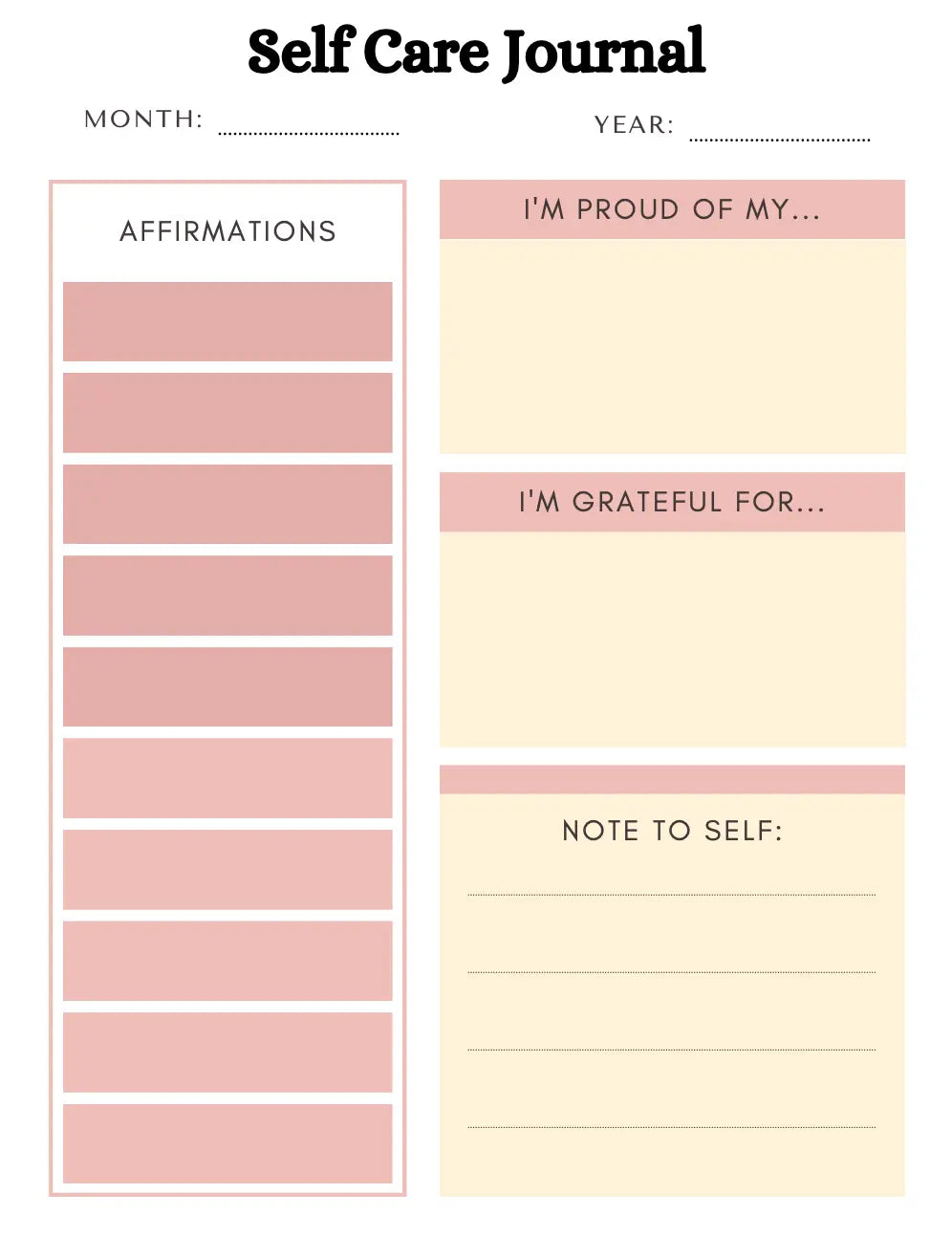 MENTAL HEALTH PLANNER Wealthy Workbooks