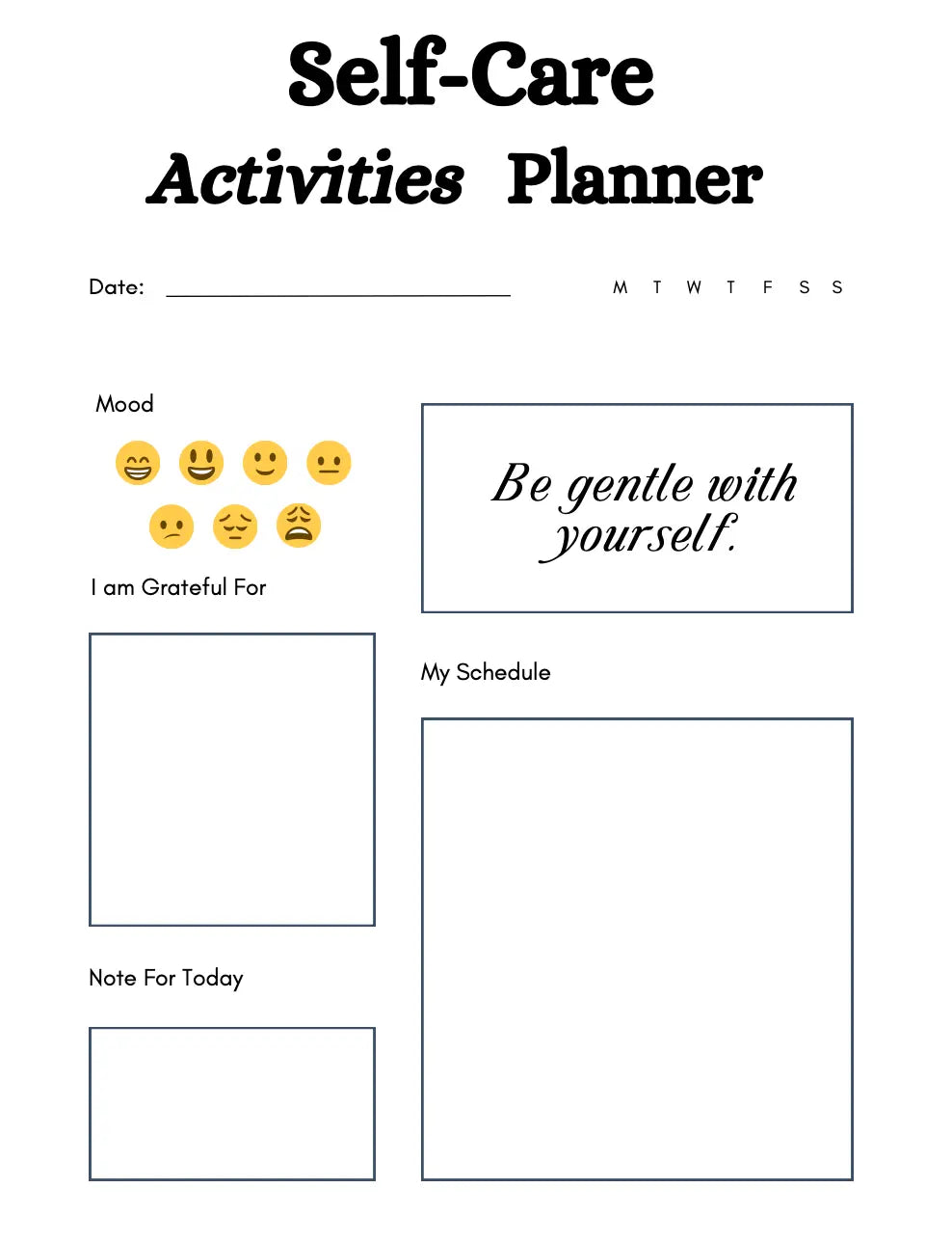 MENTAL HEALTH PLANNER Wealthy Workbooks