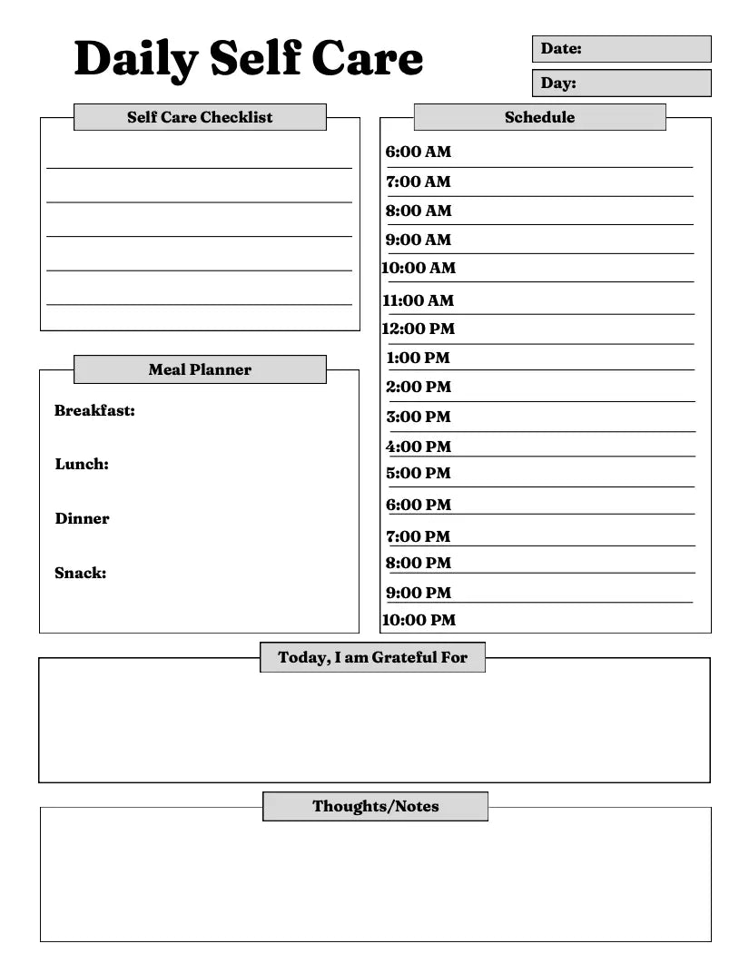Mental Health and Self-Care Planner Wealthy Workbooks