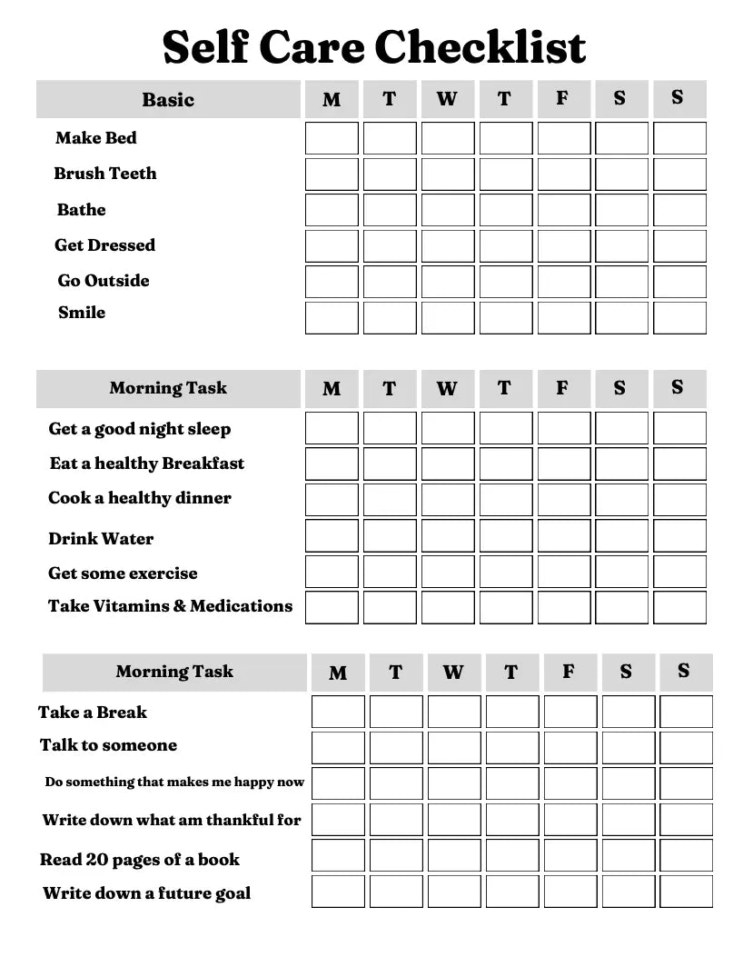 Mental Health and Self-Care Planner Wealthy Workbooks