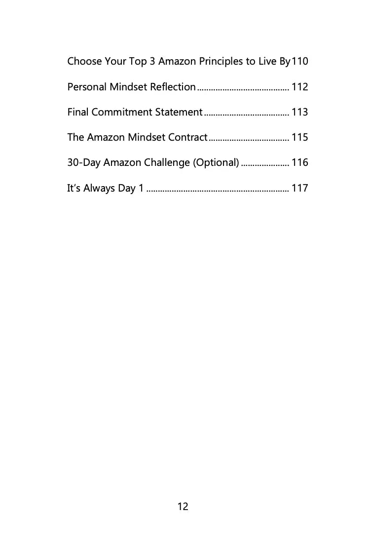 The Amazon Mindset - A Workbook Inspired by Jeff Bezos Wealthy Workbooks