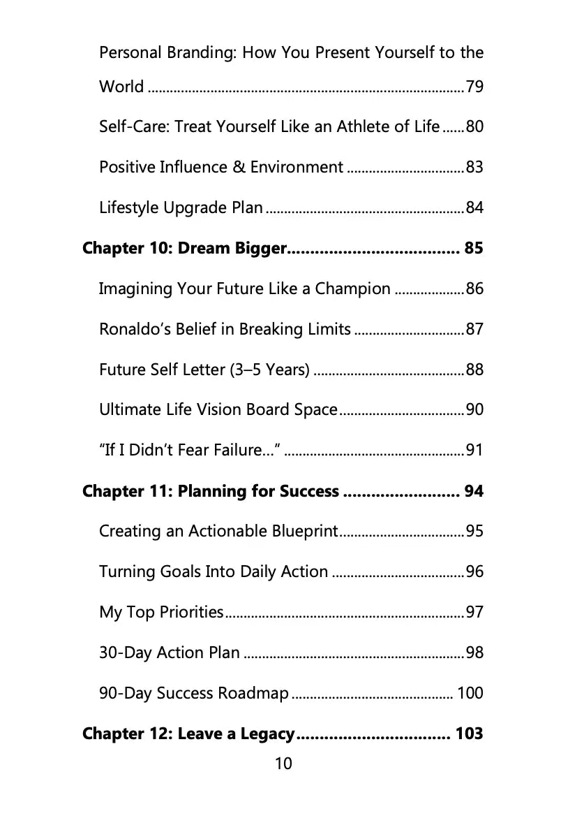 Winning First - A Workbook Inspired by Cristiano Ronaldo - Wealthy Workbooks