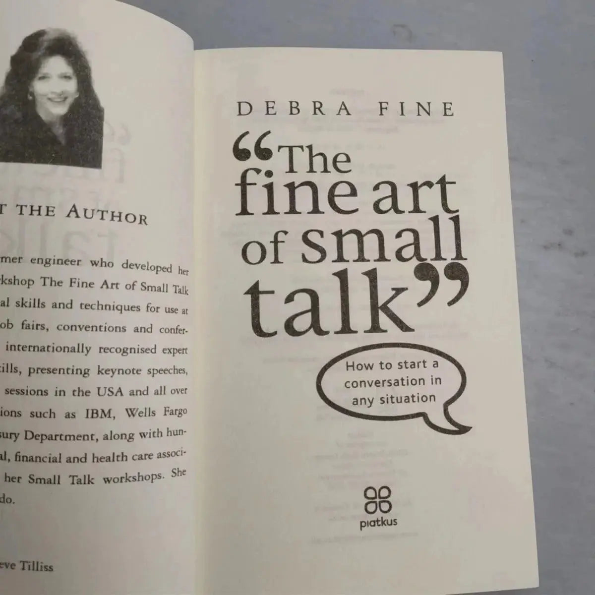 The Fine Art of Small Talk - Paperback - Debra Fine Wealthy Workbooks