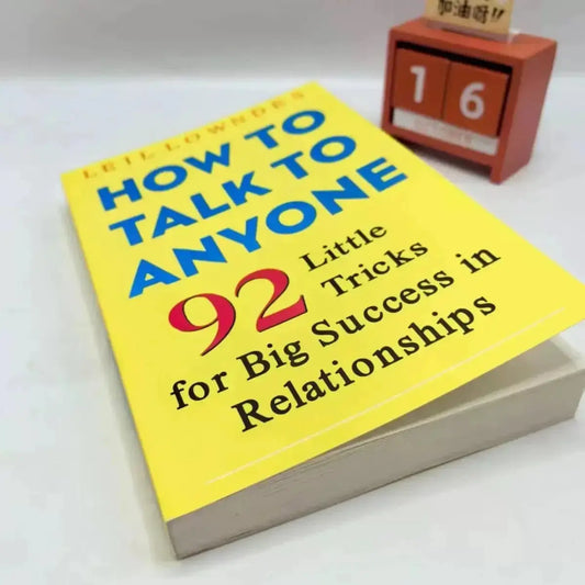 How to Talk to Anyone: 92 Little Tricks for Big Success in Relationships - Paperback - Leil Lowndes Wealthy Workbooks