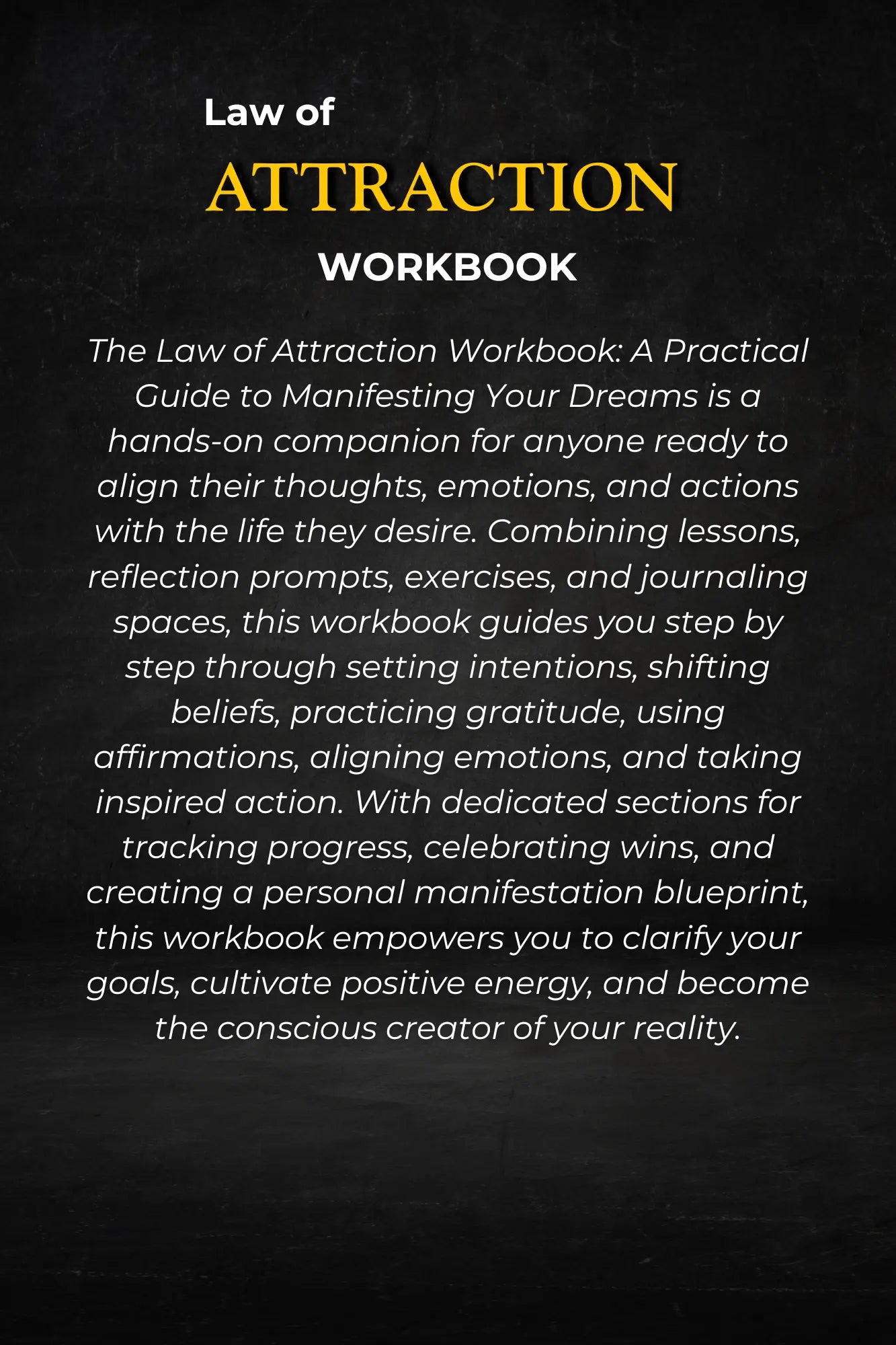 The Law of Attraction Workbook Wealthy Workbooks
