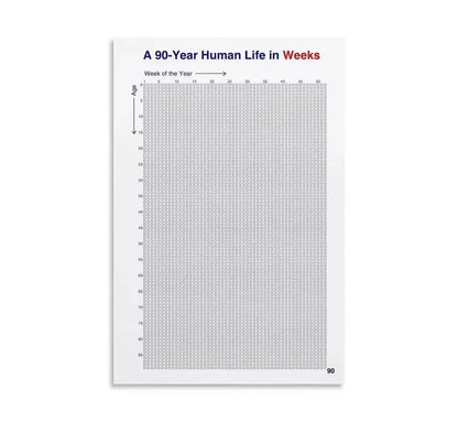 90 Year Life in Weeks Wealthy Workbooks