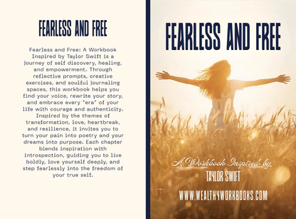 Fearless and Free: A Workbook Inspired By Taylor Swift Wealthy Workbooks