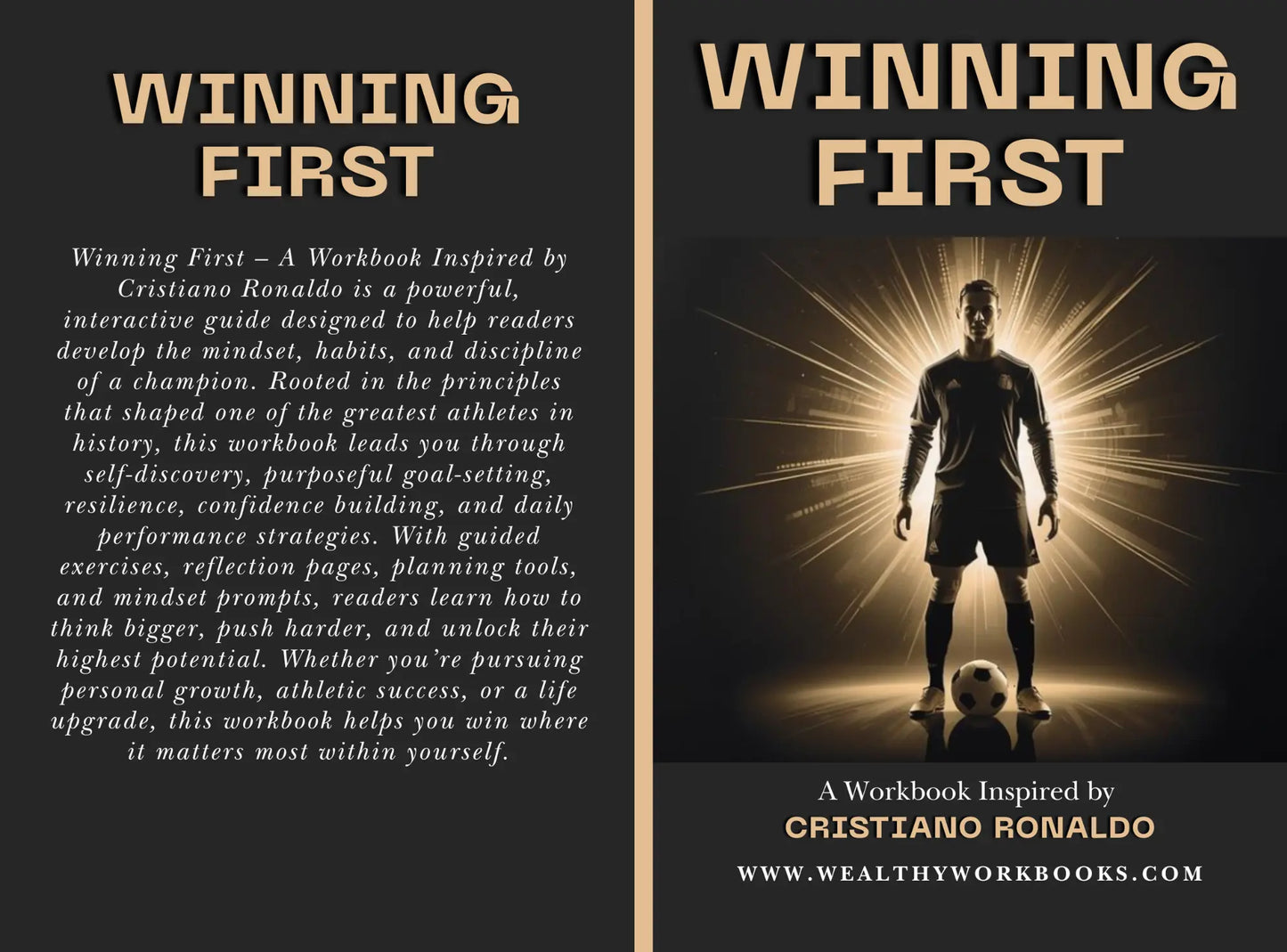 Winning First - A Workbook Inspired by Cristiano Ronaldo - Wealthy Workbooks