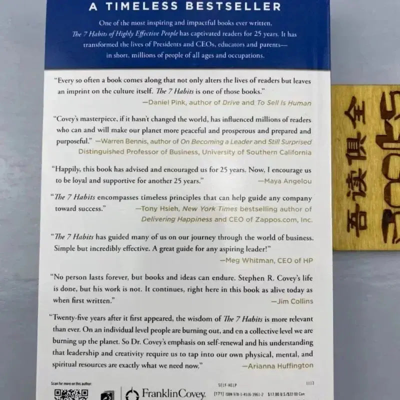 The 7 Habits of Highly Effective People - Paperback - Stephen R. Covey Wealthy Workbooks