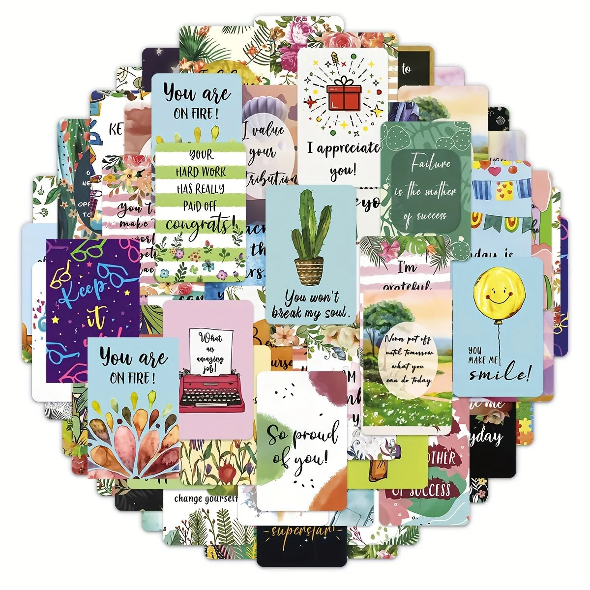 72 Inspirational Affirmation Cards for Daily Motivation