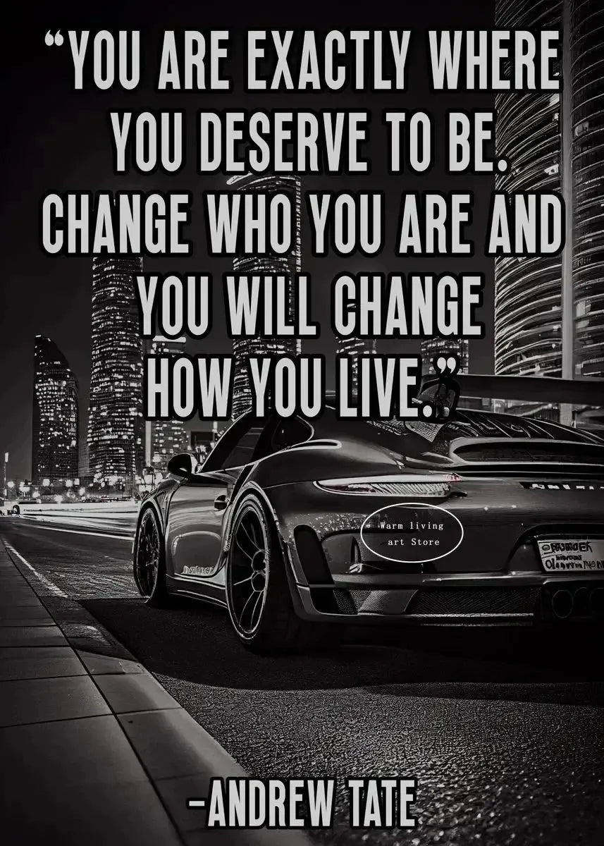 Modern Black Car Motivational Quotes Wealthy Workbooks