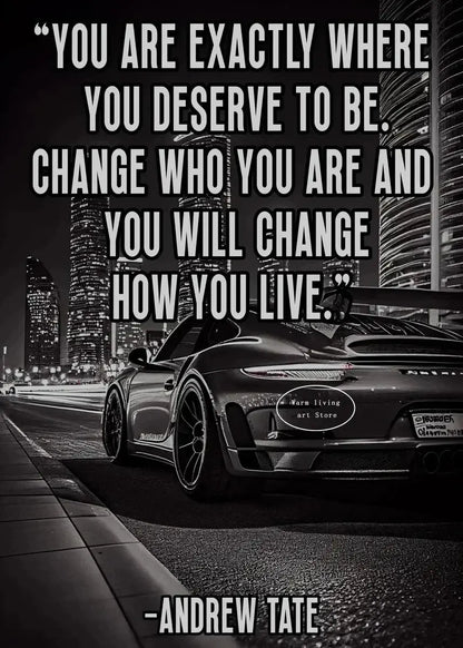 Modern Black Car Motivational Quotes Wealthy Workbooks