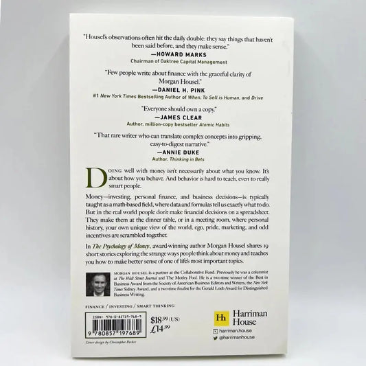 The Psychology Of Money - Paperback - Morgan Housel Wealthy Workbooks