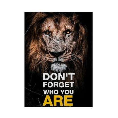 Animal Motivational Quotes Posters Wealthy Workbooks