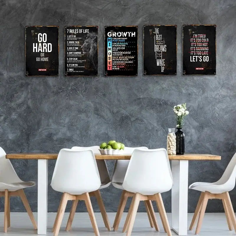 Motivational Quotes Posters Wealthy Workbooks