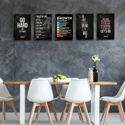 Motivational Quotes Posters Wealthy Workbooks