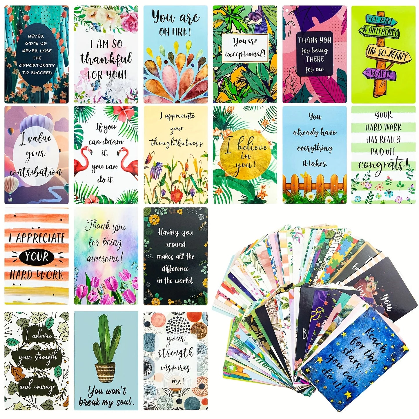 72 Inspirational Affirmation Cards for Daily Motivation