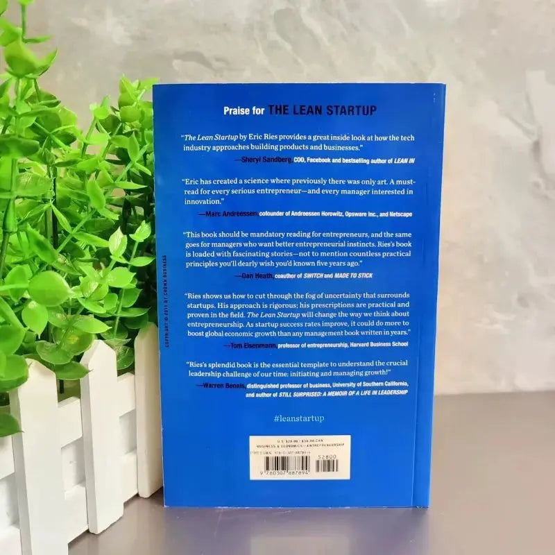 The Lean Startup By Eric Ries Growth Mindset Startups Growth Thinking Books for New Ventures Business English Guide Book Wealthy Workbooks