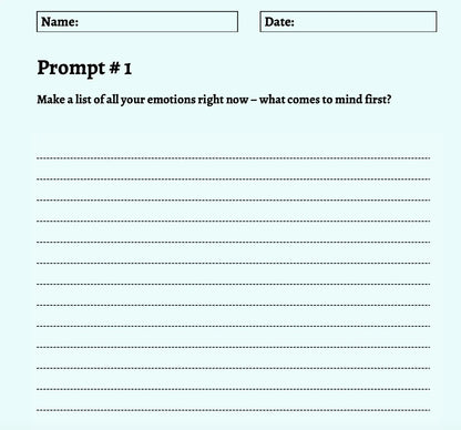 200 Mental Health Prompts Journal Wealthy Workbooks