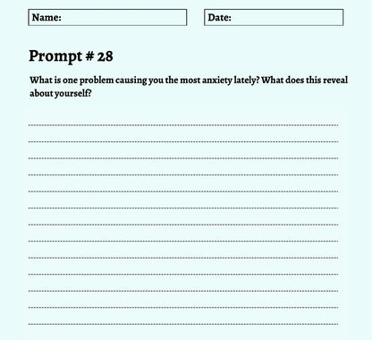 200 Mental Health Prompts Journal Wealthy Workbooks
