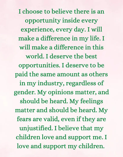 100 Positive Affirmations For Women Wealthy Workbooks