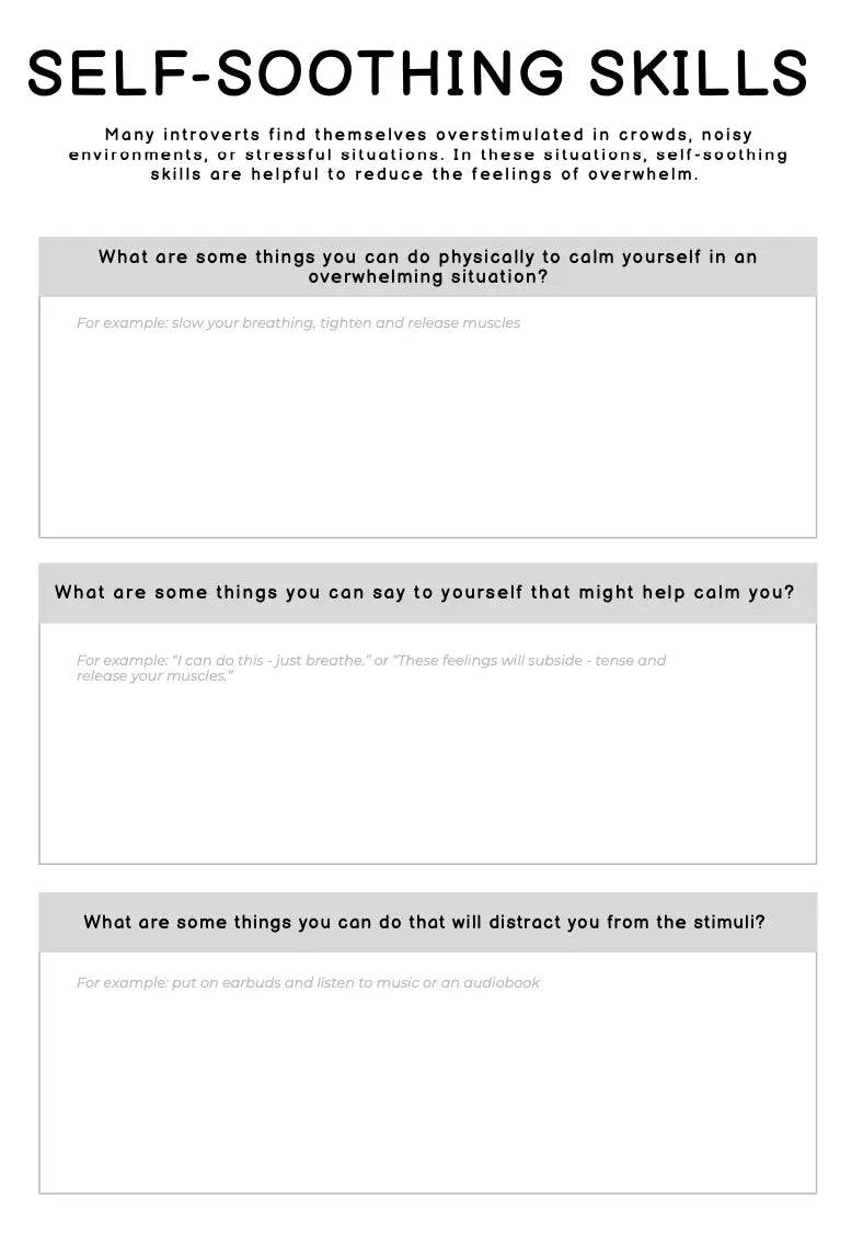 Being an Introvert Journal Wealthy Workbooks