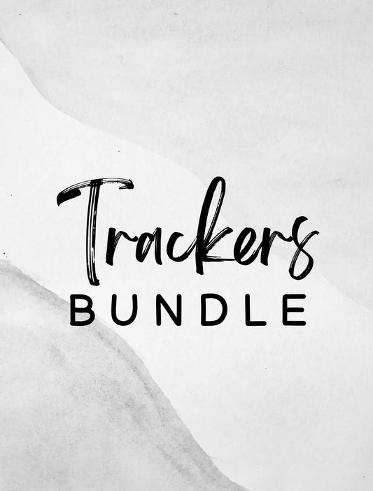Bundle of Trackers - Sleep, Gratitude, Health and More Wealthy Workbooks